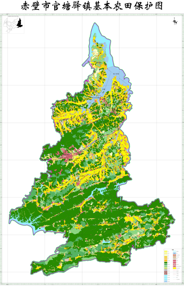 赤壁市永久基本农田划定成果图件公开